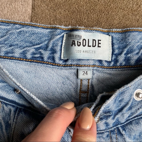 Agolde Pleated Baggy Jeans with Tab - Picture 6 of 7